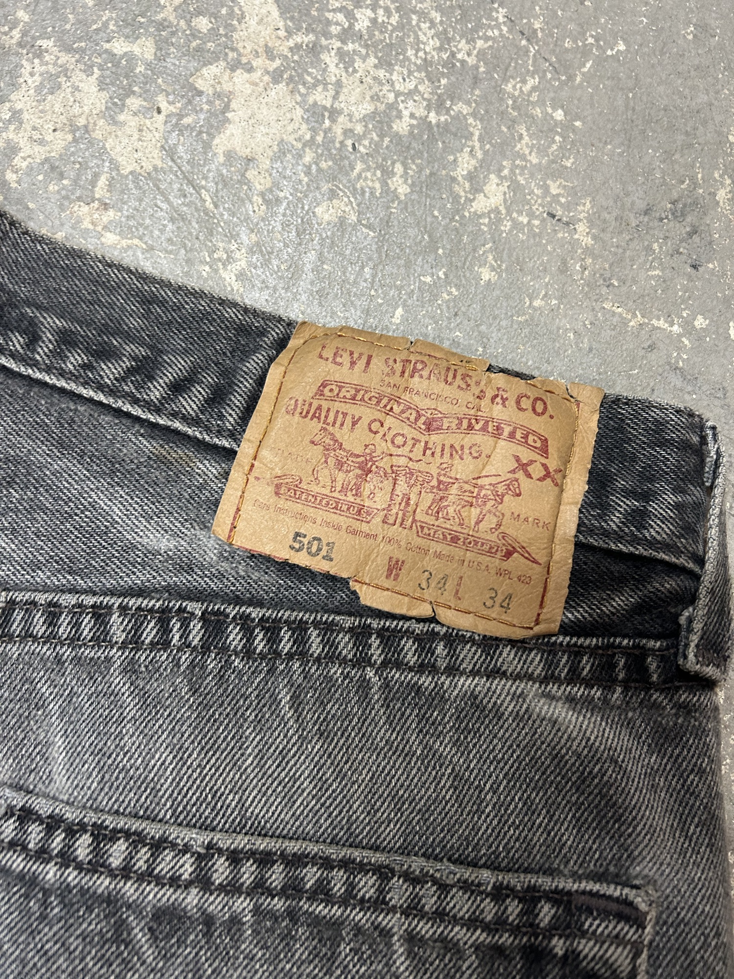 Levi’s 501”BLK”